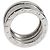 Bulgari BVLGARI B.zero1 Dreiband-Ring aus 18k Weißgold 0,89 CTW - Ansicht 2