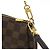 Clutch Eva Damier Louis Vuitton Marrone - vista 4
