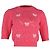 Verzierte rosa Wollpullover von Alessandra Rich Braun Pink