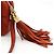 Borsa a spalla in pelle Gucci Soho Small Disco Rosso - vista 6