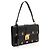 Bolsa de mão média Cat Lock em couro de bezerro Gucci Preto - vista 2