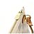 Pochette Neverfull Damier Azur di Louis Vuitton Marrone Beige - vista 5