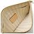 Pochette Neverfull Damier Azur di Louis Vuitton Marrone Beige - vista 7