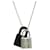 Hermès Hermes Kelly PM Pendant Necklace Metal Leather Black