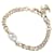 Timeless Bracciale in strass Chanel Coco Mark Argento Metallico - vista 2