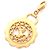 Hermès Pendente Cheval Fleur Top Oro Hermes D'oro Metallico