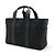 Hermès Acapulco Nylon-Leder Tote Bag Schwarz - Ansicht 2