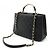 Chanel Matelassé Coco Mark Lederhandtasche Schwarz - Ansicht 2