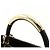 Chanel Matelassé Coco Mark Lederhandtasche Schwarz - Ansicht 4