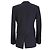Saint Laurent Single-Breasted Blazer in Navy Blue Wool - view 3