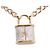 Timeless Collana Cadena Chanel Coco Mark D'oro Metallico - vista 3