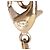Timeless Collana Cadena Chanel Coco Mark D'oro Metallico - vista 7