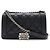 Borsa a Spalla in Pelle Wild Stitch Boy 25 di Chanel Nero