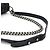 Borsa a Spalla in Pelle Wild Stitch Boy 25 di Chanel Nero - vista 7
