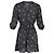 Mini-Kleid aus schwarzem Polyester mit Pailletten von Maje - Ansicht 3
