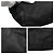 Bolso tote de nylon tessuto con logo triangular Prada Negro - vista 6