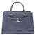 Chanel Leder Neo Executive Tote Bag Blau