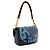 Borsa a spalla piccola 4G in tela effetto graffiti Givenchy x Chito Blu - vista 2