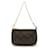 Louis Vuitton Monogram Mini Pochette Accessory Pouch Brown Cloth  ref.2491957