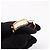 Hermès Orecchini Oran Creole in pelle placcata oro Hermes D'oro Metallico - vista 3