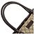 Bolsa Tote Gucci GG Supreme em PVC Marrom Bege - vista 4