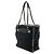 2.55 Chanel Schultertasche aus Nylon mit Fransen Schwarz - Ansicht 2