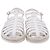 Sandali Espadrilles Chanel in Pelle di Agnello Bianca Bianco Crudo - vista 2