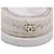 Sandali Espadrilles Chanel in Pelle di Agnello Bianca Bianco Crudo - vista 6