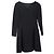 Theory Mini-Kleid aus schwarzem Polyester-Crêpe