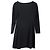 Theory Mini-Kleid aus schwarzem Polyester-Crêpe - Ansicht 2