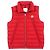 Chaleco de Plumas Moncler de Poliéster Roja