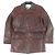 Autre Marque Abrigo de cuero de caballo Burnstormer Aero Leather Castaño Burdeos