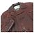 Autre Marque Abrigo de cuero de caballo Burnstormer Aero Leather Castaño Burdeos - vista 2