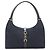 Gucci Borsa in tela e pelle nera Jackie Nero