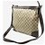 Gucci Borsa a spalla in tela e pelle GG Supreme marrone - vista 2