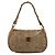 Chanel Hobo Camelia in Suede Marrone CC Marrone chiaro