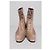 Yves Saint Laurent Saint Laurent Paris - Johnny 65 Ankle Boots in Genuine Python Beige - view 3