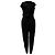 Stella Mc Cartney Mono de espalda abierta Stella McCartney en viscosa negra Negro