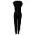 Stella Mc Cartney Mono de espalda abierta Stella McCartney en viscosa negra Negro - vista 4