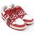 Monogram LV Trainer Leder Sneakers von Louis Vuitton Weiß Rot