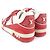 Monogram LV Trainer Leder Sneakers von Louis Vuitton Weiß Rot - Ansicht 6