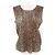 Issey Miyake Canotta PLEATS PLEASE Marrone Beige