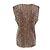 Issey Miyake Canotta PLEATS PLEASE Marrone Beige - vista 3