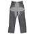 Pantaloni in denim di cotone Monogram Louis Vuitton Grigio