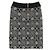 Louis Vuitton Monogram Jacquard Woll-Nylon-Rock Schwarz Grau Roh - Ansicht 2
