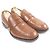 Mocassini in pelle con ricamo di ape Gucci e linea web Marrone Bronzo - vista 3