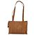 Borsa a spalla MCM Logogram Vicetos PVC Marrone Oro Auth BA5434 D'oro - vista 2