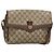 Borsa Sherry Line GG Supreme Web di GUCCI in PVC beige e oro 904 02 084 Auth SW1492 D'oro