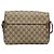 Borsa Sherry Line GG Supreme Web di GUCCI in PVC beige e oro 904 02 084 Auth SW1492 D'oro - vista 2
