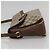 Borsa Sherry Line GG Supreme Web di GUCCI in PVC beige e oro 904 02 084 Auth SW1492 D'oro - vista 3